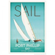 Retro Print | Sail Port Phillip Bay